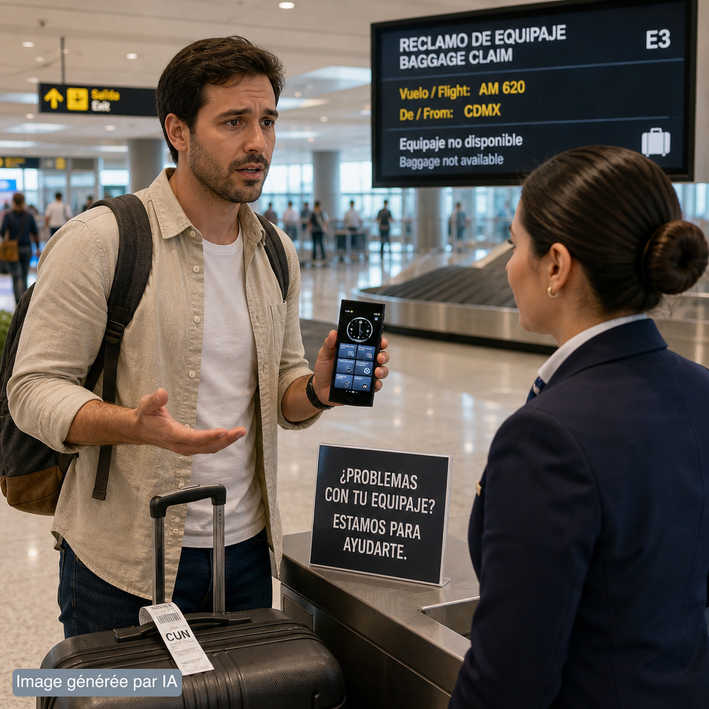 Valise perdue à l’aéroport au Mexique : les démarches à faire sans perdre de temps
