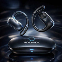 Ecouteurs traducteurs sans fil avec boîtier de chargement, technologie Bluetooth avancée.