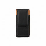 Etui premium en cuir PU pour traducteur HOLAVOX, vue de face, style élégant et pratique.